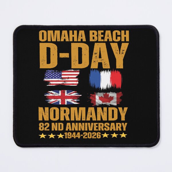 Item preview, D-Day 82nd Anniversary Operation Overlord Normandy 1944 Historical Tribute designed and sold by BOUCHERIT amine.