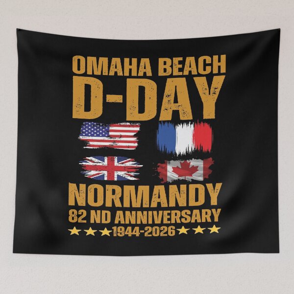 Item preview, D-Day 82nd Anniversary Operation Overlord Normandy 1944 Historical Tribute designed and sold by BOUCHERIT amine.