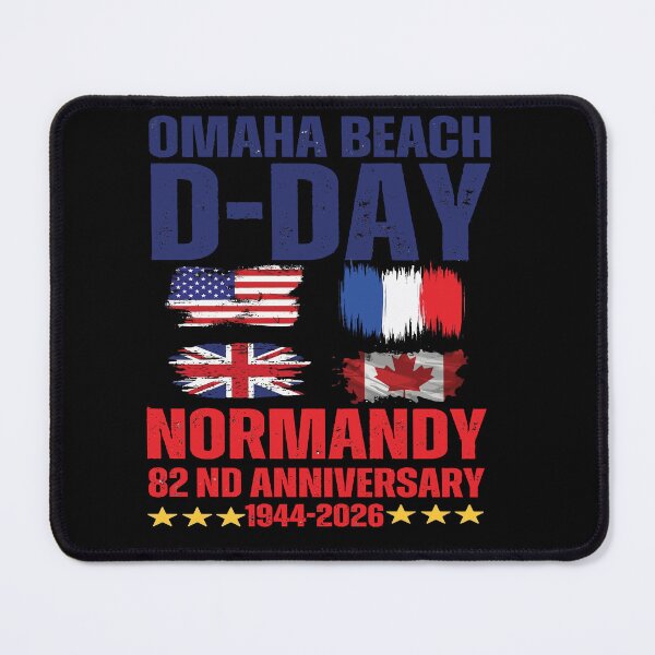 Item preview, D-Day 82nd Anniversary Operation Overlord Normandy 1944 Historical Tribute designed and sold by BOUCHERIT amine.