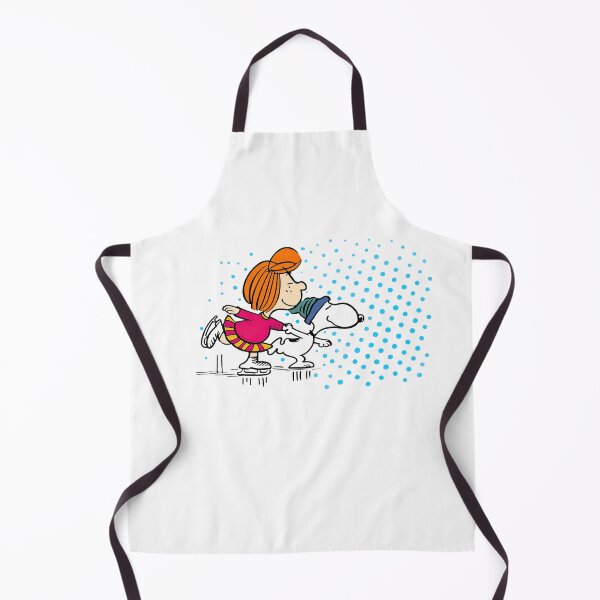 Item preview, Peppermint Patty and Snoopy Ice Skating Winter Snow Retro designed and sold by Schulz Lightprint Studio.