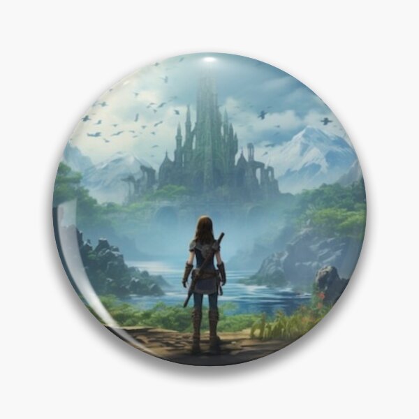 Item preview, Epic Fantasy Adventure Landscape designed and sold by EchoWave11.