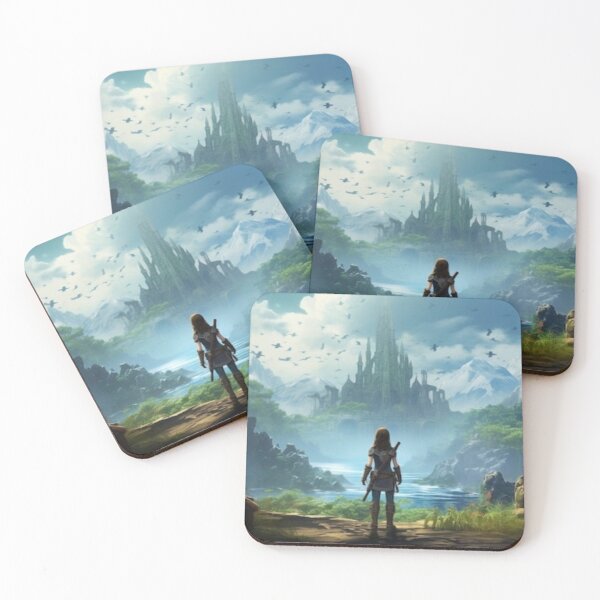Item preview, Epic Fantasy Adventure Landscape designed and sold by EchoWave11.