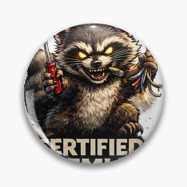 Item preview, CERTIFIED GREMLIN Funny Raccoon Chaos Meme T-Shirt designed and sold by RebelVibeX.