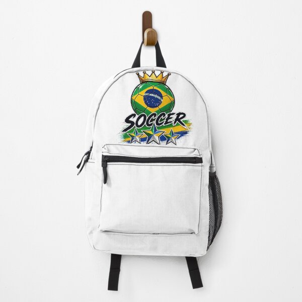 Item preview, Vintage Brasil flag Crowned Soccer Ball designed and sold by QuiteOrbit.