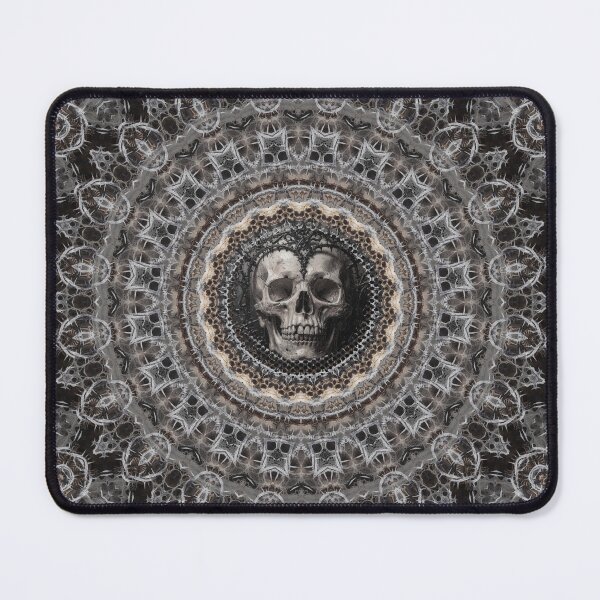 Item preview, Gothic Skull Mandala Dark Kaleidoscope Sacred Geometry Art designed and sold by cr6zym1nd.
