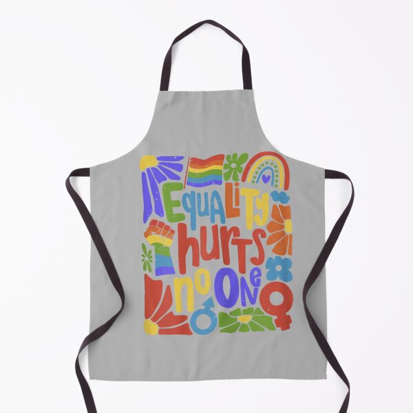 Item preview, Gay Pride Equality Hurts No One Rainbow LGBTQ Retro Groovy designed and sold by mjohnson9.