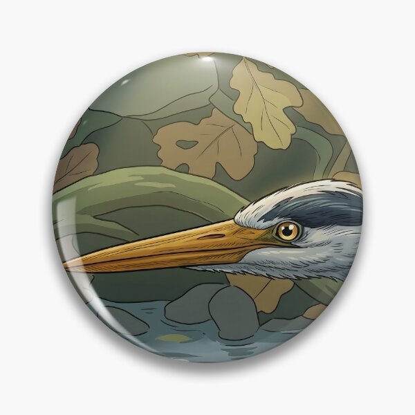 Item preview, Grey Heron by the Stream designed and sold by henkephotoart.