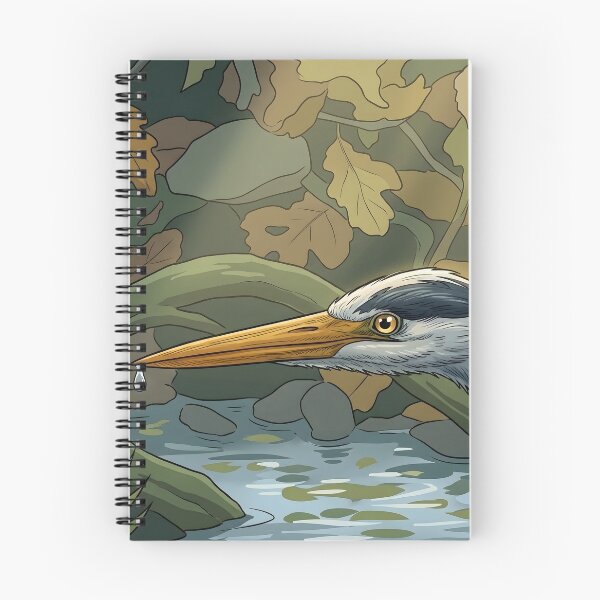 Item preview, Grey Heron by the Stream designed and sold by henkephotoart.
