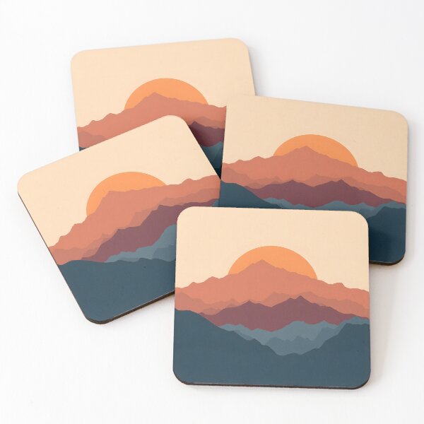 Item preview, Colorful Abstract Wave Layers Minimal Art designed and sold by Luna-Flow.