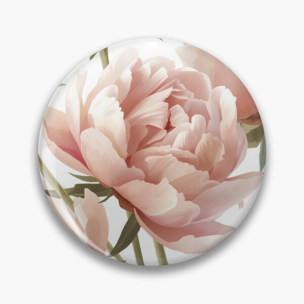 Item preview, Natural powder pink peony designed and sold by Art70shop.