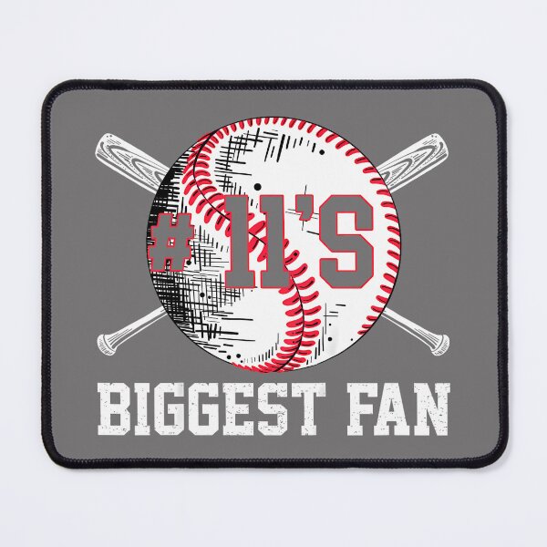 Item preview, Number 11 Baseball Biggest Fan Mom Dad Sports Support Family designed and sold by KristineLi.