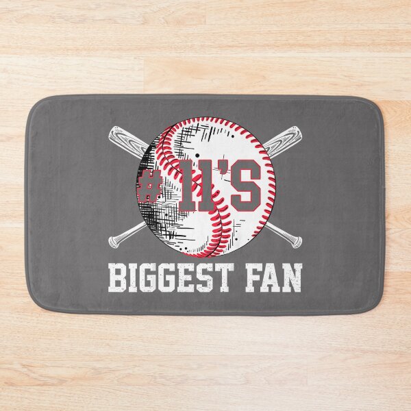 Item preview, Number 11 Baseball Biggest Fan Mom Dad Sports Support Family designed and sold by KristineLi.