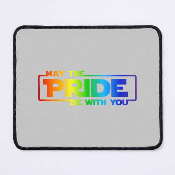 Item preview, Gay Pride LGBT Ally May The Pride Be with You Rainbow Men designed and sold by mjohnson9.