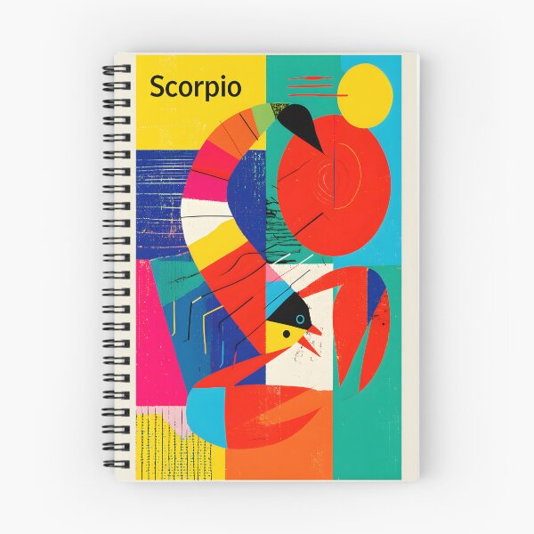 Item preview, Scorpio Keeper of Hidden Power Abstract Zodiac Art Geometric Transformative Cosmic Energy designed and sold by OlfactoART Studio.