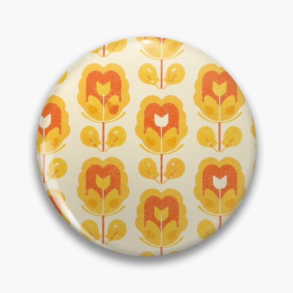 Item preview, Golden Tulip Folk Pattern designed and sold by mellow-koko.