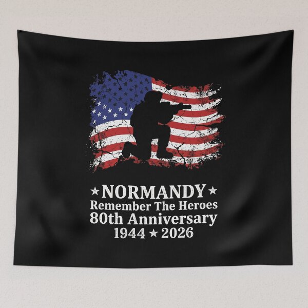 Item preview, D-Day 82nd Anniversary Operation Overlord Normandy 1944 Historical Tribute designed and sold by BOUCHERIT amine.
