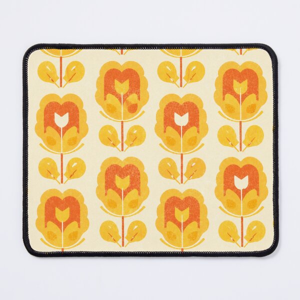 Item preview, Golden Tulip Folk Pattern designed and sold by mellow-koko.