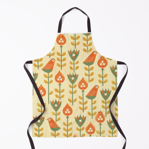 Item preview, Folk Bird Garden Pattern designed and sold by mellow-koko.