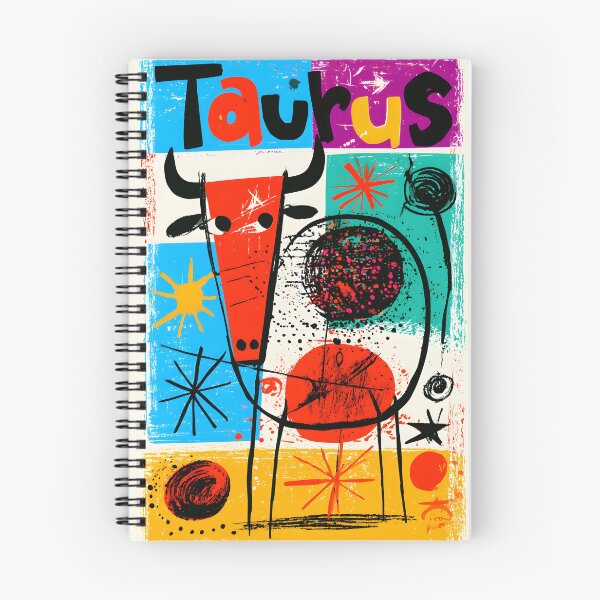 Item preview, Taurus Guardian of Steady Strength Abstract Zodiac Bull Art with Playful Geometry  designed and sold by OlfactoART Studio.