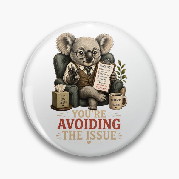 Item preview, Funny Therapy Gift Sarcastic Koala Psychology Humor designed and sold by Gentlestate.