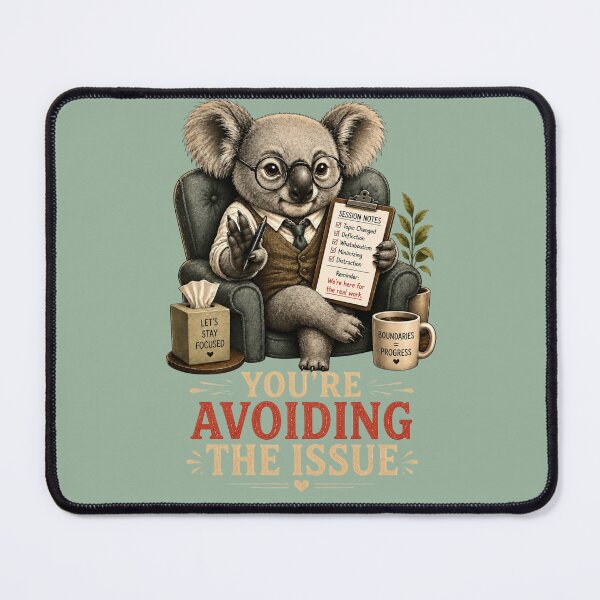 Item preview, Funny Therapy Gift Sarcastic Koala Psychology Humor designed and sold by Gentlestate.