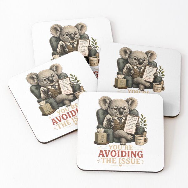Item preview, Funny Therapy Gift Sarcastic Koala Psychology Humor designed and sold by Gentlestate.