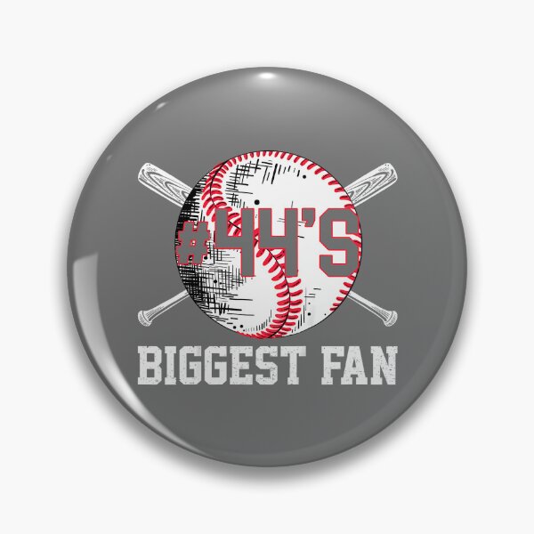 Item preview, Number 44 Baseball Biggest Fan Mom Dad Sports Support Family designed and sold by KristineLi.