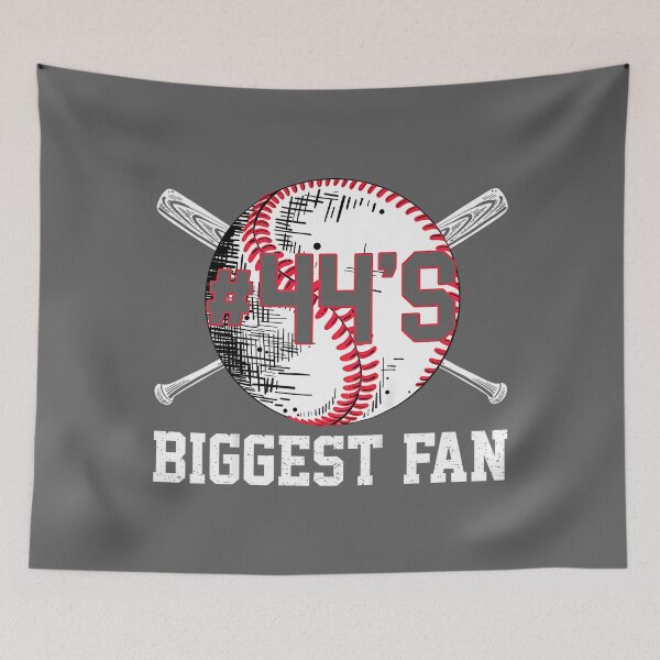 Item preview, Number 44 Baseball Biggest Fan Mom Dad Sports Support Family designed and sold by KristineLi.