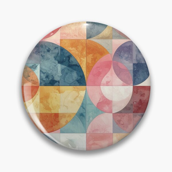 Item preview, Retro 60s Geometric Pastel Pattern designed and sold by thelivingrp.
