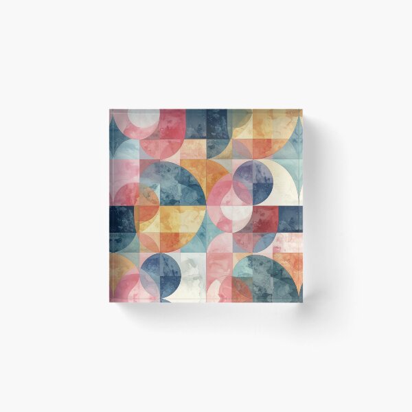 Item preview, Retro 60s Geometric Pastel Pattern designed and sold by thelivingrp.