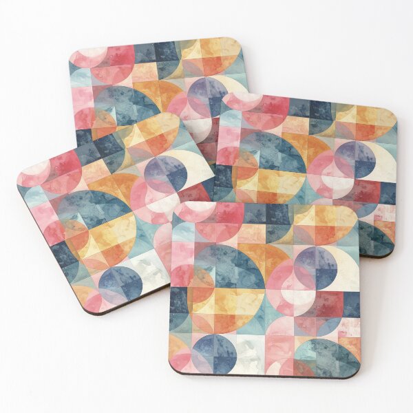 Item preview, Retro 60s Geometric Pastel Pattern designed and sold by thelivingrp.
