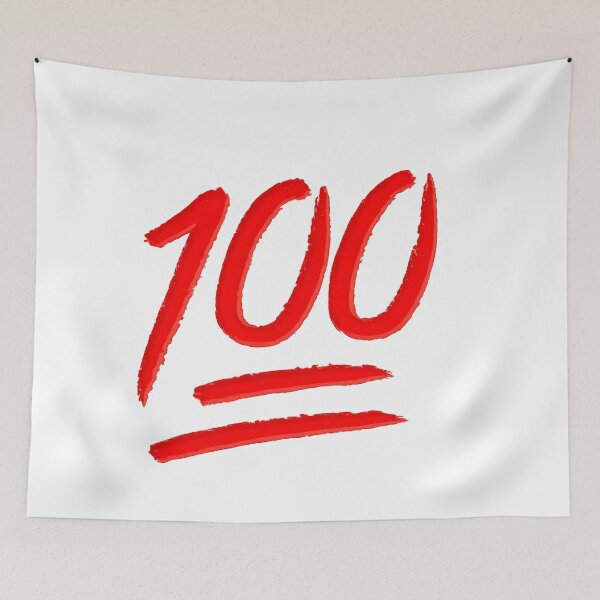Item preview, Red 100 Percent Emoji designed and sold by Tom-Riley.