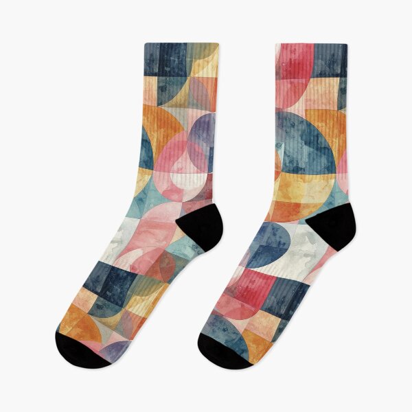 Item preview, Retro 60s Geometric Pastel Pattern designed and sold by thelivingrp.
