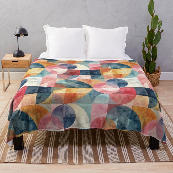 Item preview, Retro 60s Geometric Pastel Pattern designed and sold by thelivingrp.