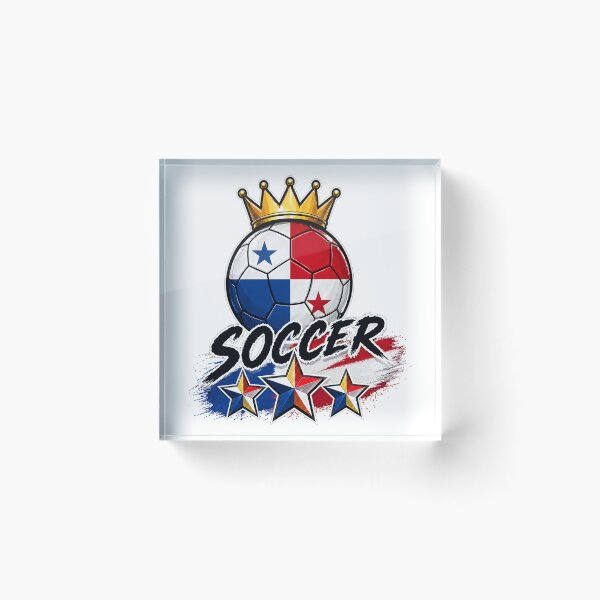 Item preview, Vintage Panama flag Crowned Soccer Ball designed and sold by QuiteOrbit.