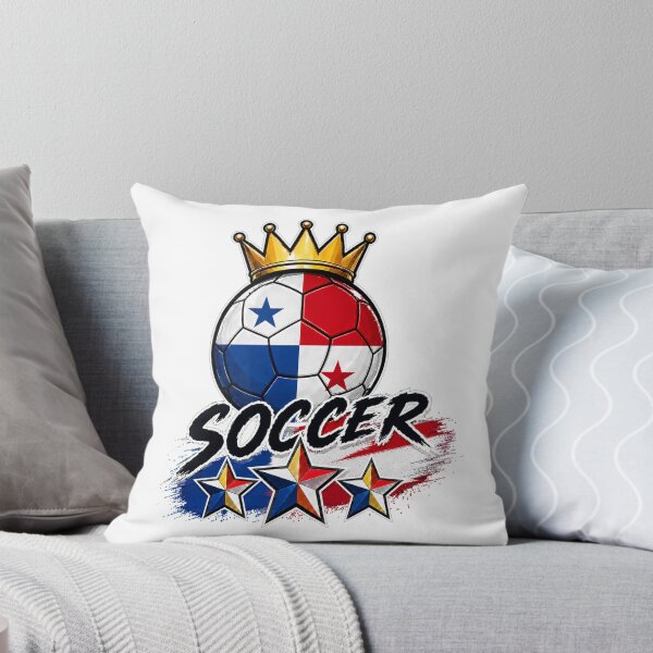 Item preview, Vintage Panama flag Crowned Soccer Ball designed and sold by QuiteOrbit.