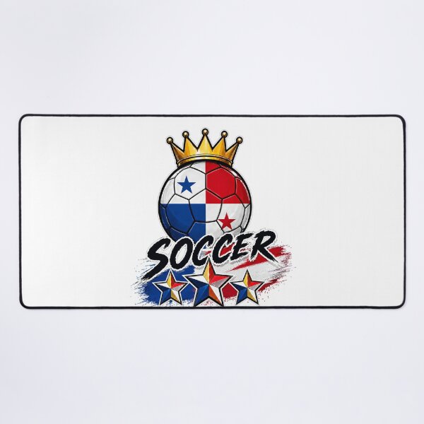 Item preview, Vintage Panama flag Crowned Soccer Ball designed and sold by QuiteOrbit.