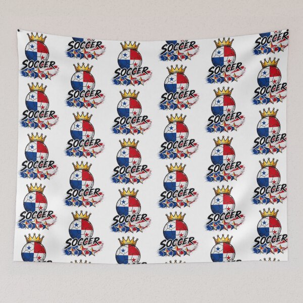 Item preview, Vintage Panama flag Crowned Soccer Ball designed and sold by QuiteOrbit.