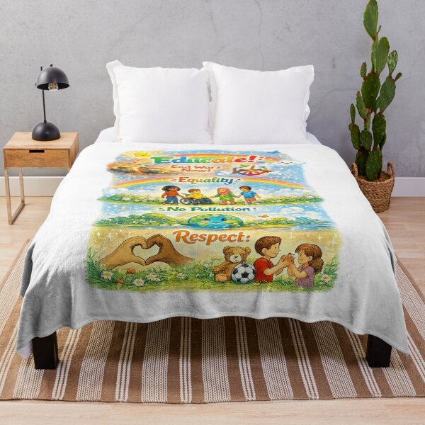 Item preview, Teach Kids Good Things – Educate for a Better World PNG | Peace Equality Respect Earth Education Art designed and sold by Hookesmode.