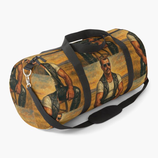 Item preview, Savannah Sovereign Sir - Leather Daddy Tom of Finland Leather Man Tribute Acrylic Gay Art. designed and sold by ItsAKinkThing.
