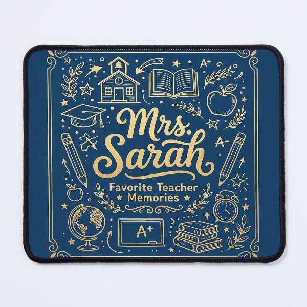 Item preview, Favorite Teacher Memories | Personalized Teacher Journal Cover designed and sold by DmaarGroup.
