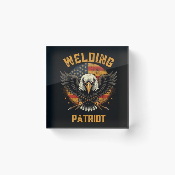 Item preview, Welding Patriot American Eagle Flag Vintage designed and sold by LabCore.