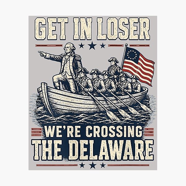 Item preview, Get in Loser We're Crossing The Delaware 4th of July Tank Top designed and sold by mjohnson9.