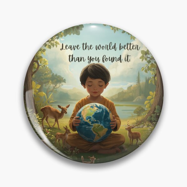 Item preview, Leave the World Better Than You Found it designed and sold by Nene Bird Designs.
