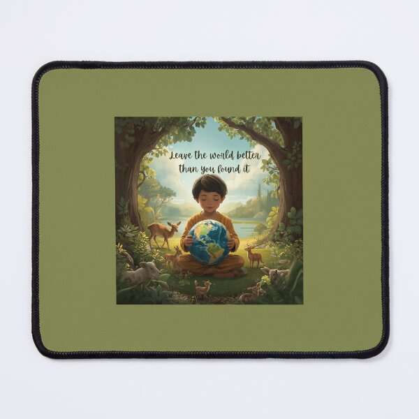 Item preview, Leave the World Better Than You Found it designed and sold by Nene Bird Designs.