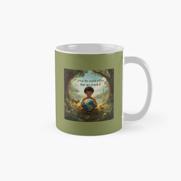 Item preview, Leave the World Better Than You Found it designed and sold by Nene Bird Designs.