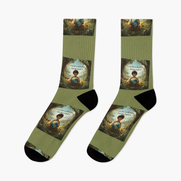 Item preview, Leave the World Better Than You Found it designed and sold by Nene Bird Designs.