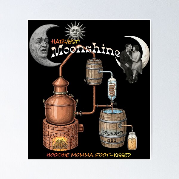 Item preview, HARVEST MOONSHINE designed and sold by BabaSoti.