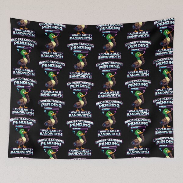 Item preview, Understanding Pending Available Bandwidth Funny Duck Design designed and sold by TeeTimeTreasure.