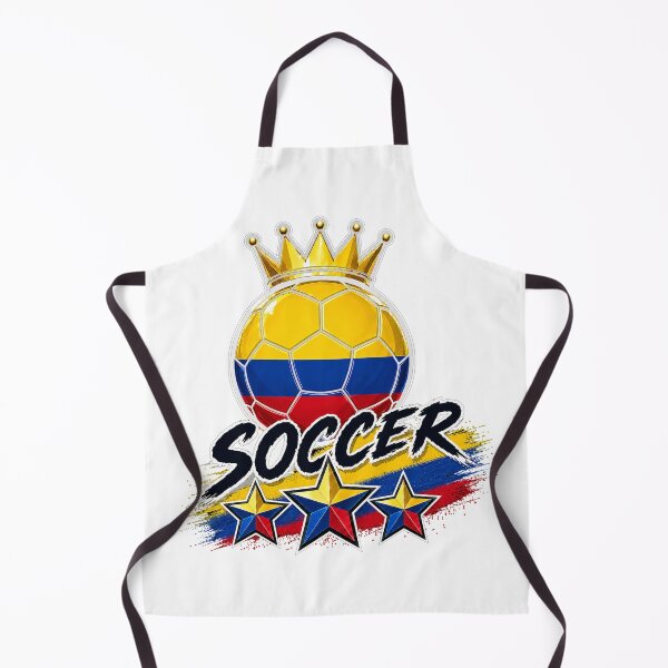 Item preview, Vintage Columbia flag Crowned Soccer Ball designed and sold by QuiteOrbit.